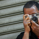 Photographer Jamel Shabazz in 2005 (Paul Hawthorne/Getty Images)
